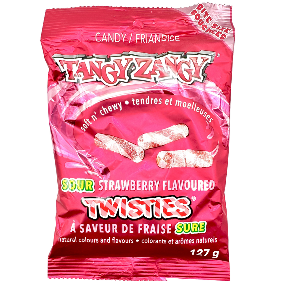 Tangy Zangy Sour Strawberry Twisties