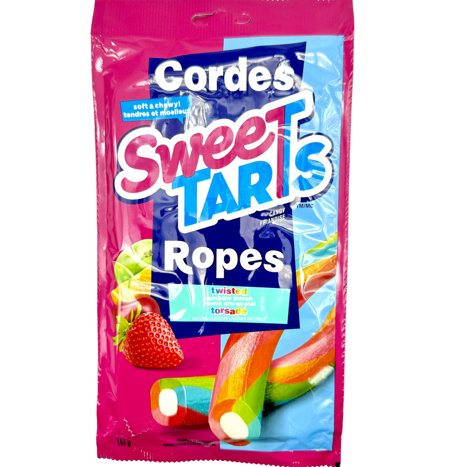 Sweetarts Ropes Twisted Rainbow Punch (141 g)