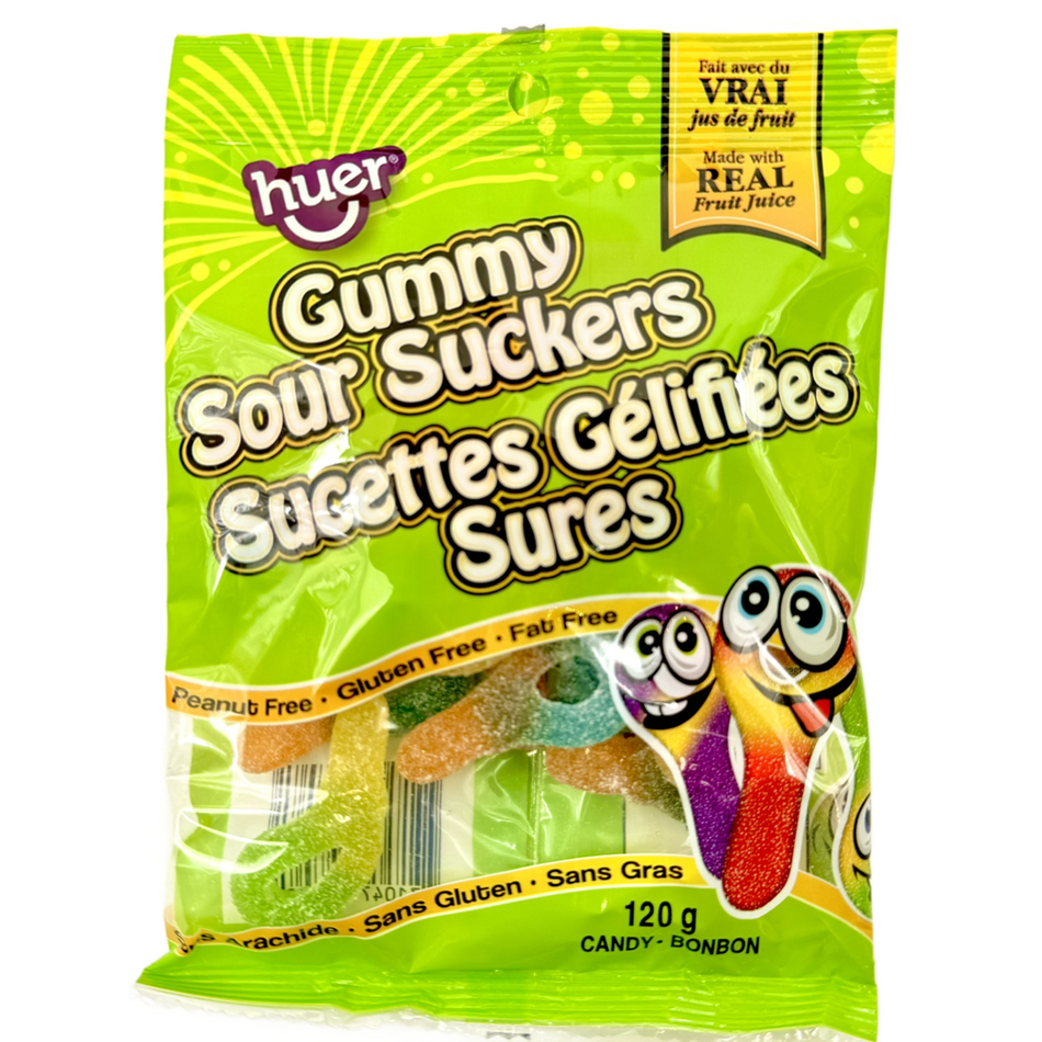 Huer Gummy Sour Suckers