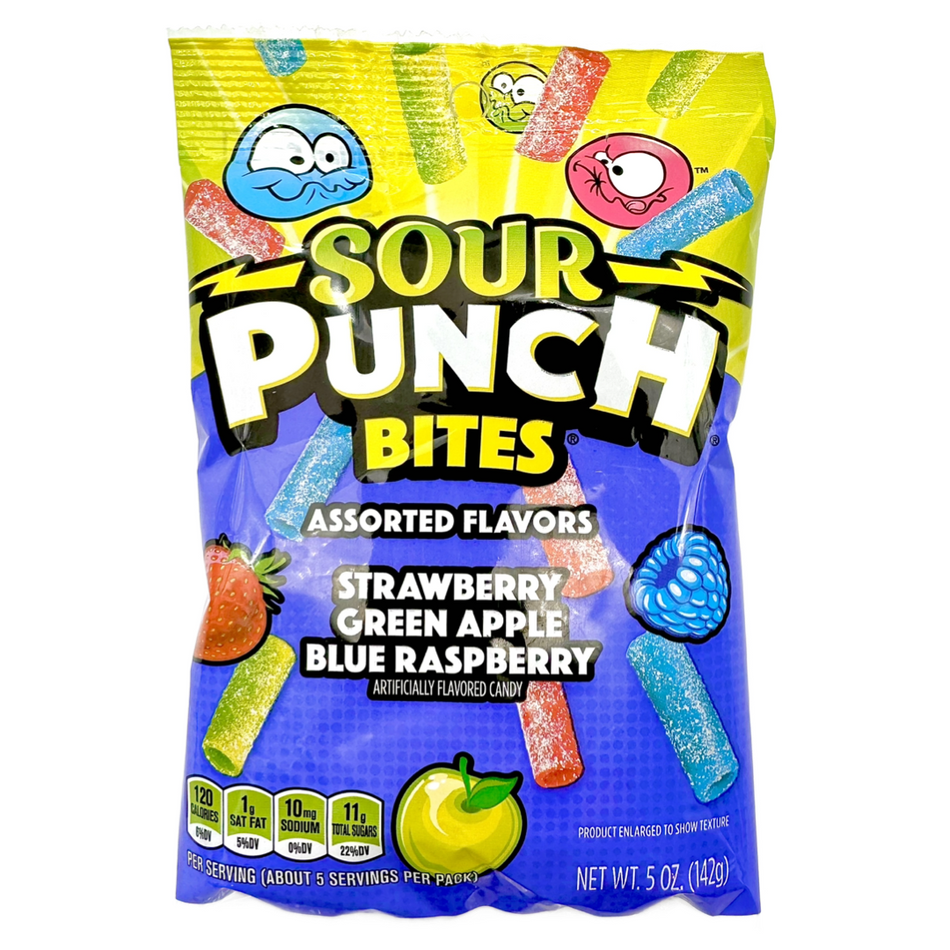 Sour Punch Bites Assorted Flavors - 5oz