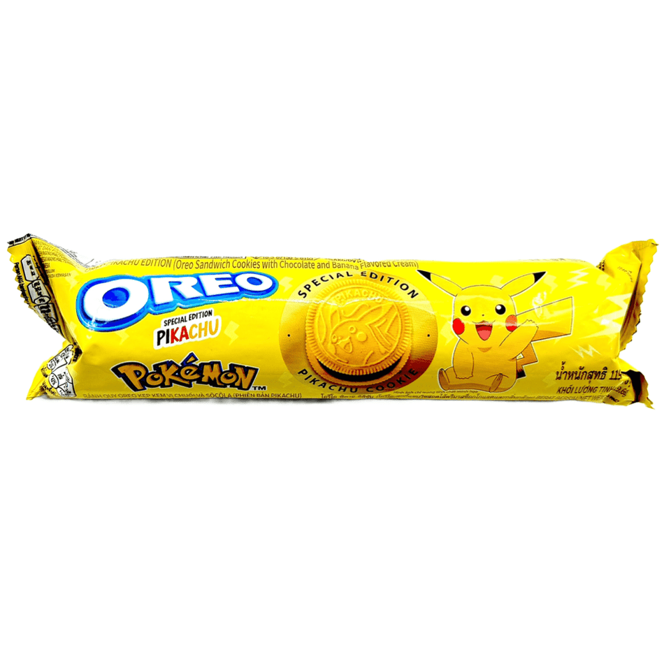 Oreo Pokemon Pikachu Special Edition (Indonesia) - 119.6g Cookies Mondelez 