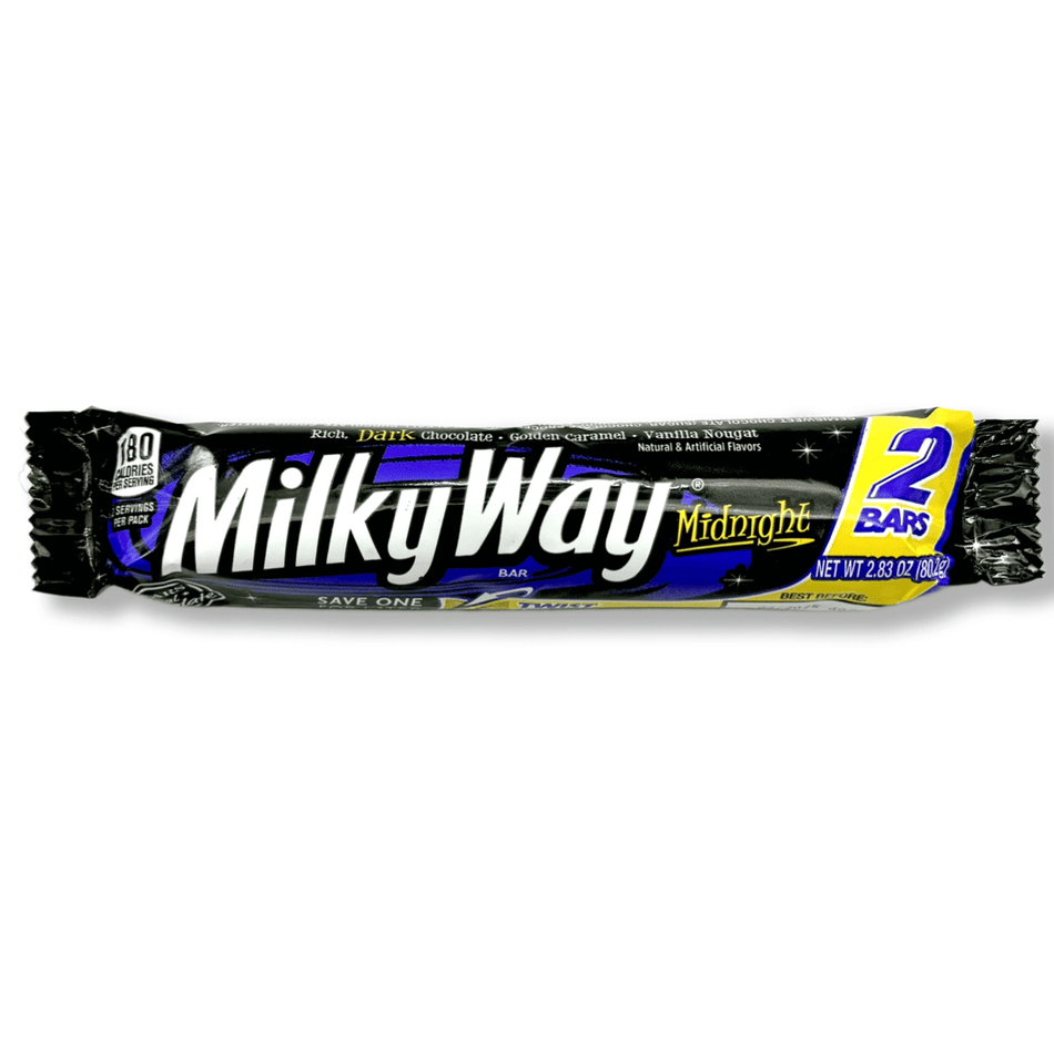 Milky Way Midnight Dark Share Size - 2.83oz Chocolate Mars Wrigley Confectionery 