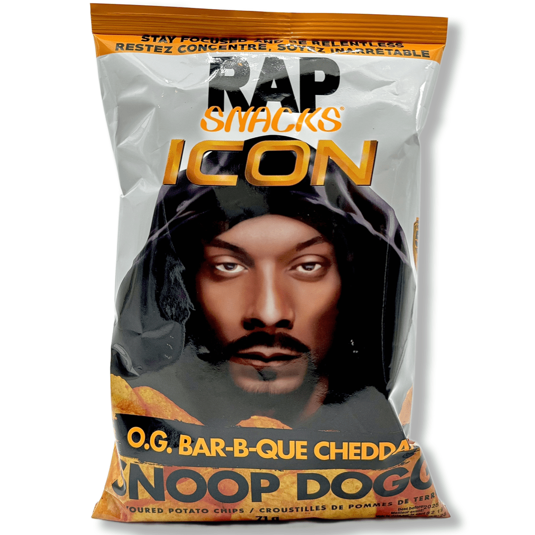 Rap Snacks Snoop Dogg O.G. Bar-B-Que Cheddar - 71g Chips Rap Snacks Inc. 