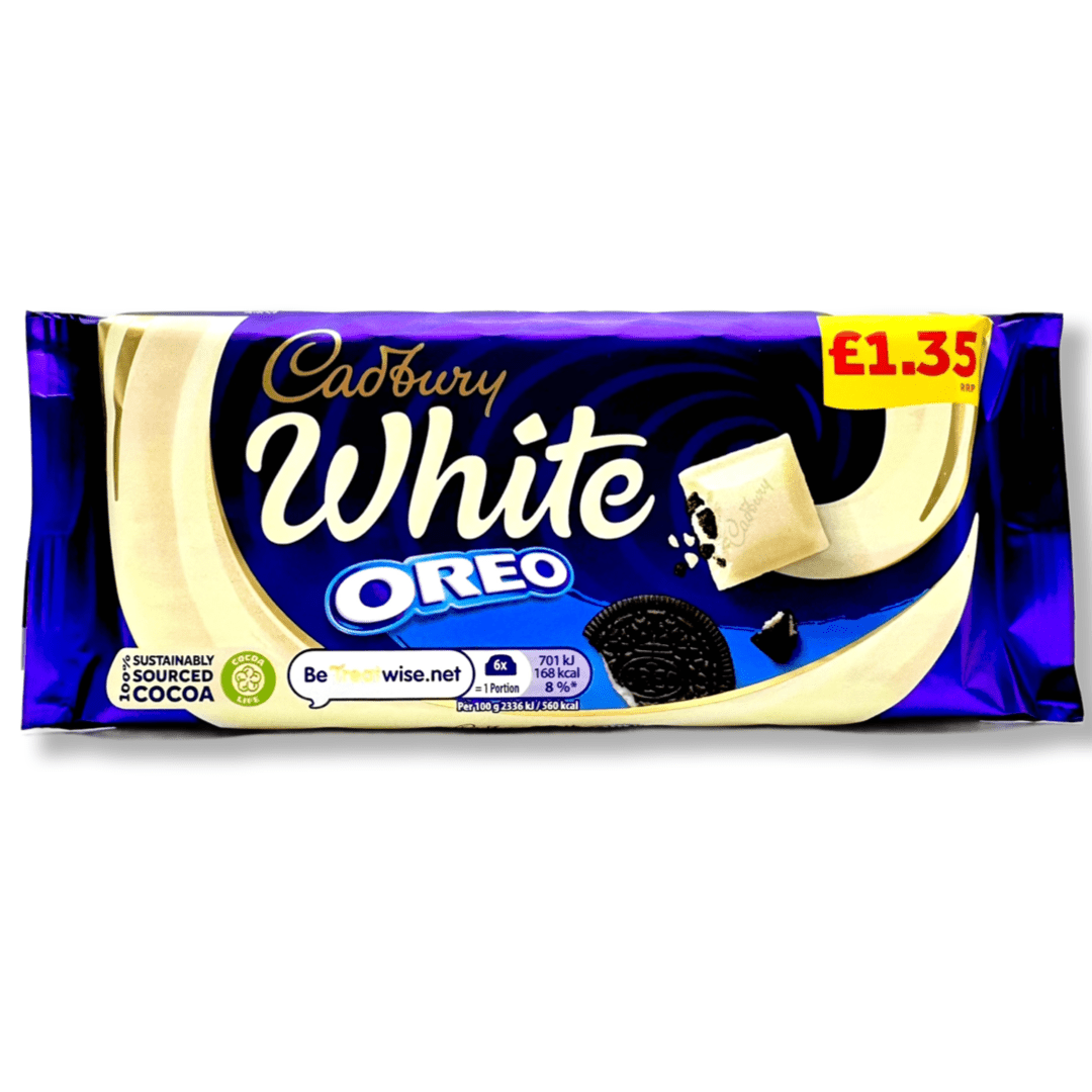 Cadbury White Oreo (UK) - 120g Chocolate Cadbury 