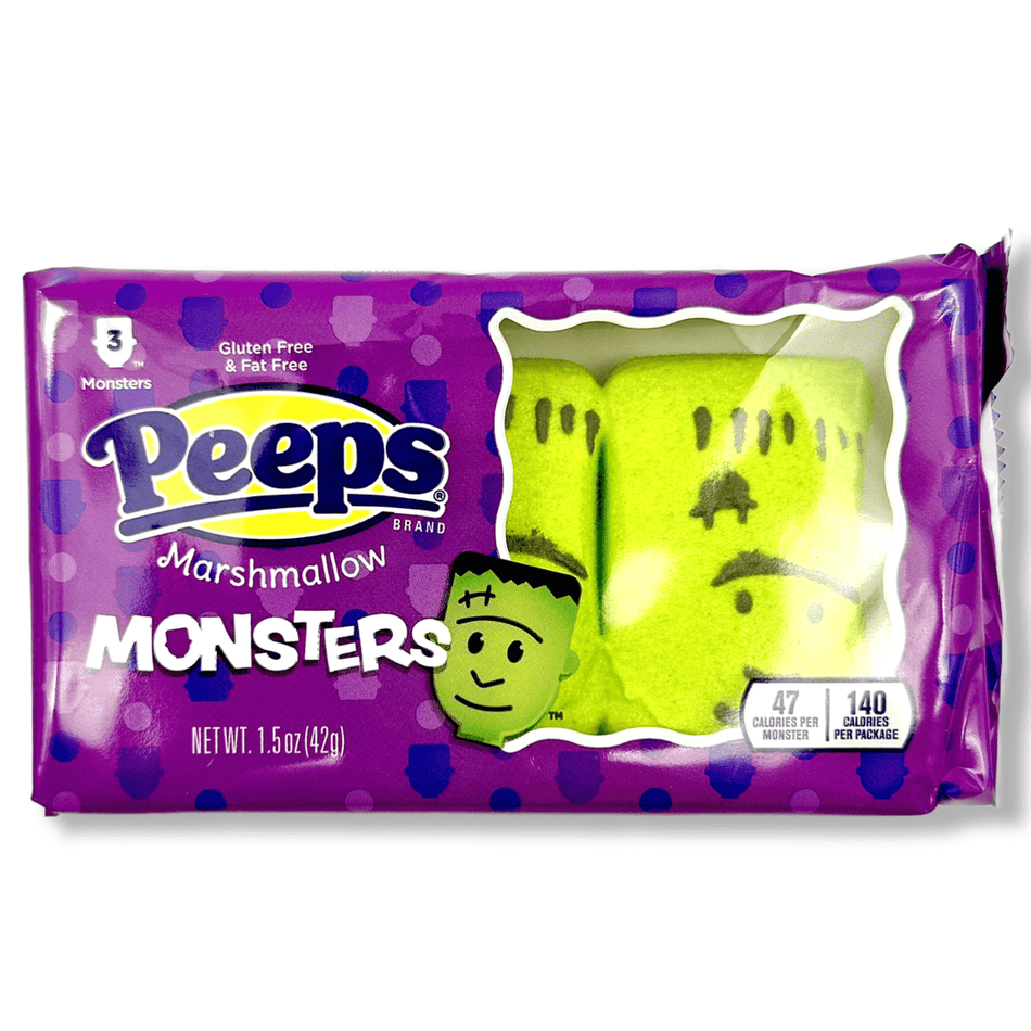 Just Born Halloween Peeps Marshmallow Monsters - 1.5oz Candy Just Born Inc. 