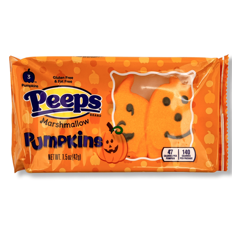 Just Born Halloween Peeps Marshmallow Pumpkins - 1.5oz Candy Just Born Inc. 