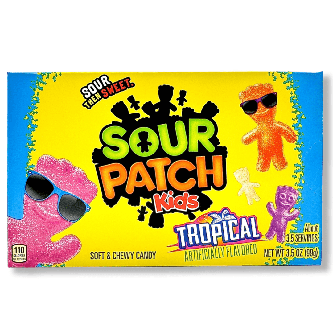 Sour Patch Kids Tropical Theatre Box - 3.5oz Candy Mondelez 