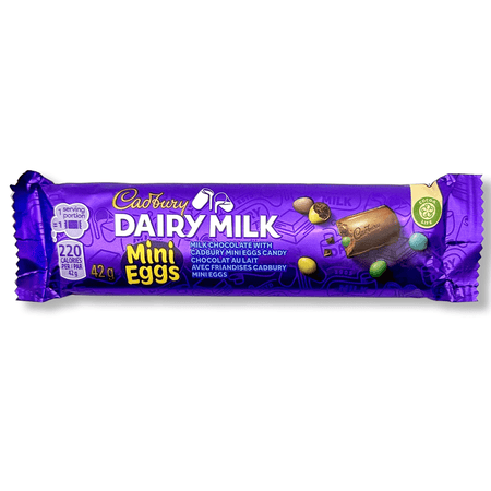 Cadbury Dairy Milk Mini Eggs Chocolate Bar - 42g Chocolate Cadbury 