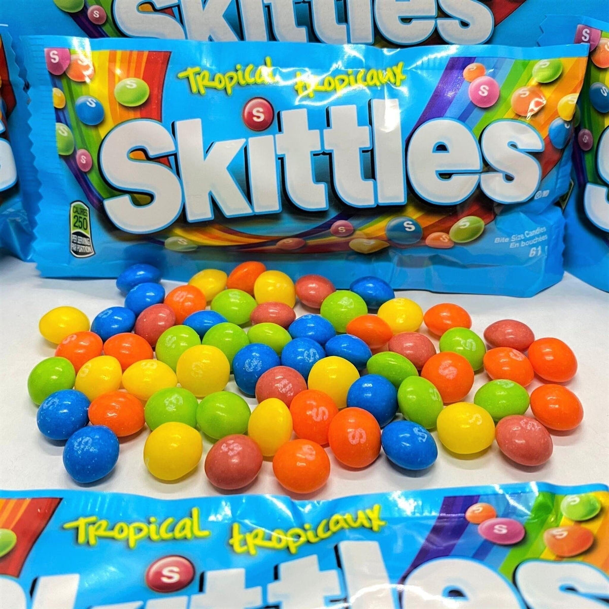 Skittles Tropical Candies - 61g Candy Mars Wrigley Confectionery 