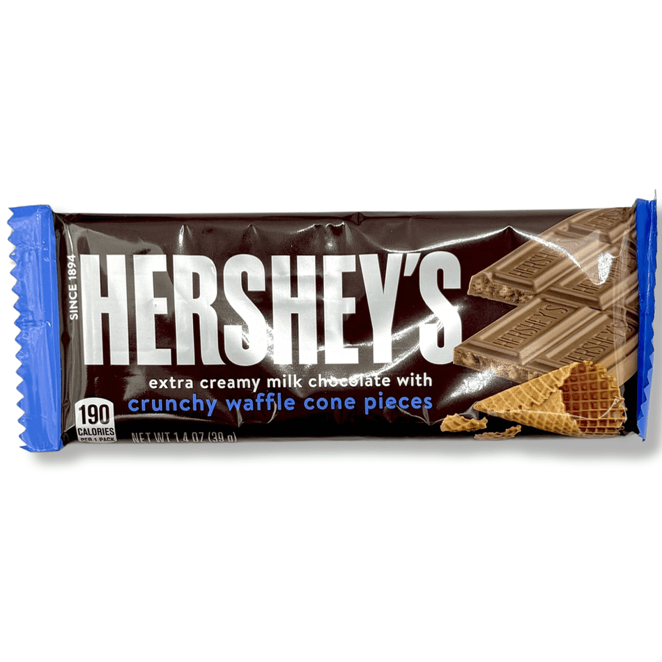 Hershey’s Milk Chocolate with Waffle Cone Pieces Bar - 1.4oz Chocolate HERSHEY'S 