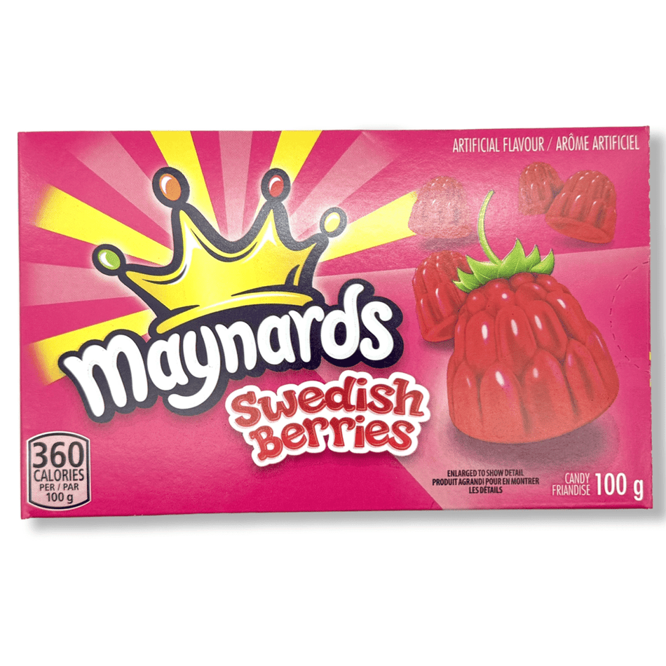 Maynards Swedish Berries Theatre Pack - 100g Candy Mondelez 