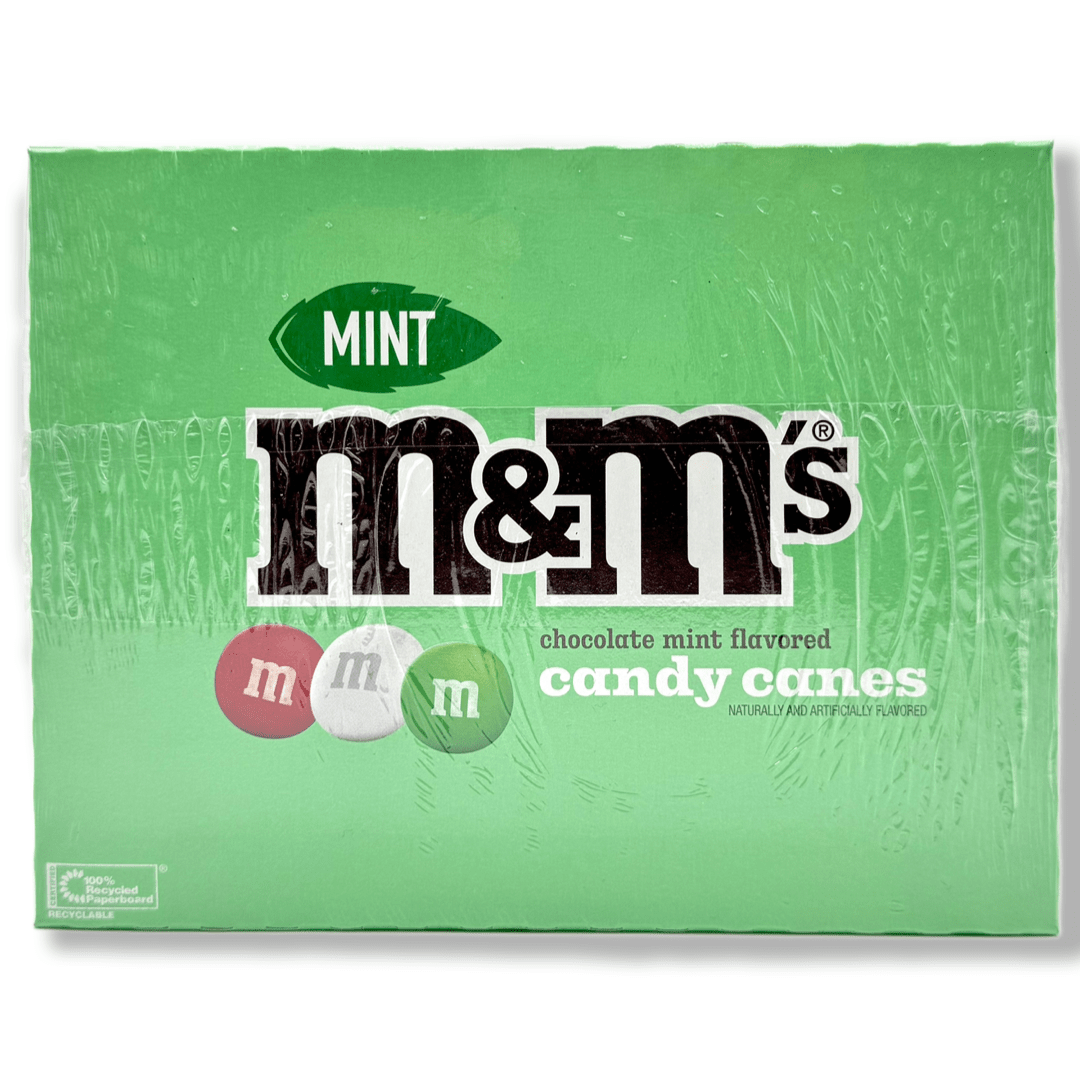 M&M's Mint Chocolate Candy Canes - 5.3oz Candy Spangler 