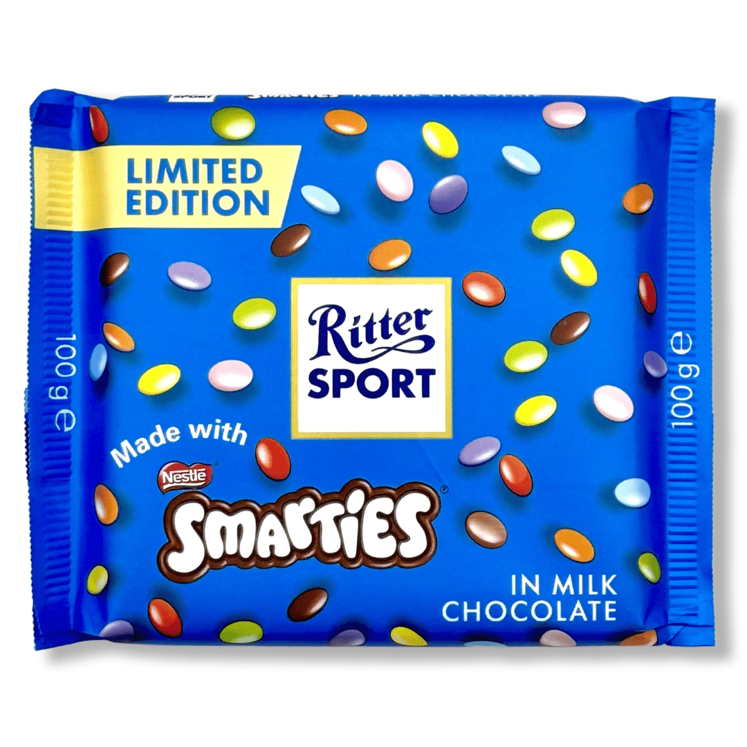 Ritter Sport Smarties in Milk Chocolate (Limited Edition) - 100g Chocolate Ritter Sport 