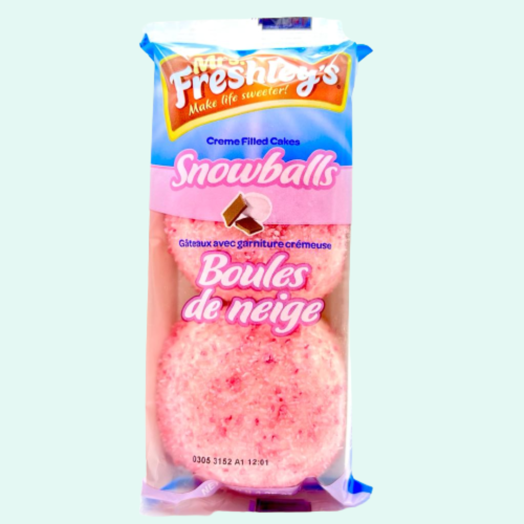 Mrs Freshley's Pink Snowballs