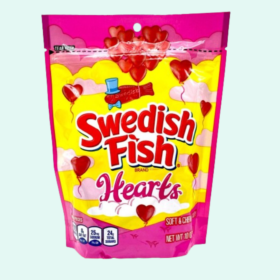 Swedish Fish Hearts - 10oz
