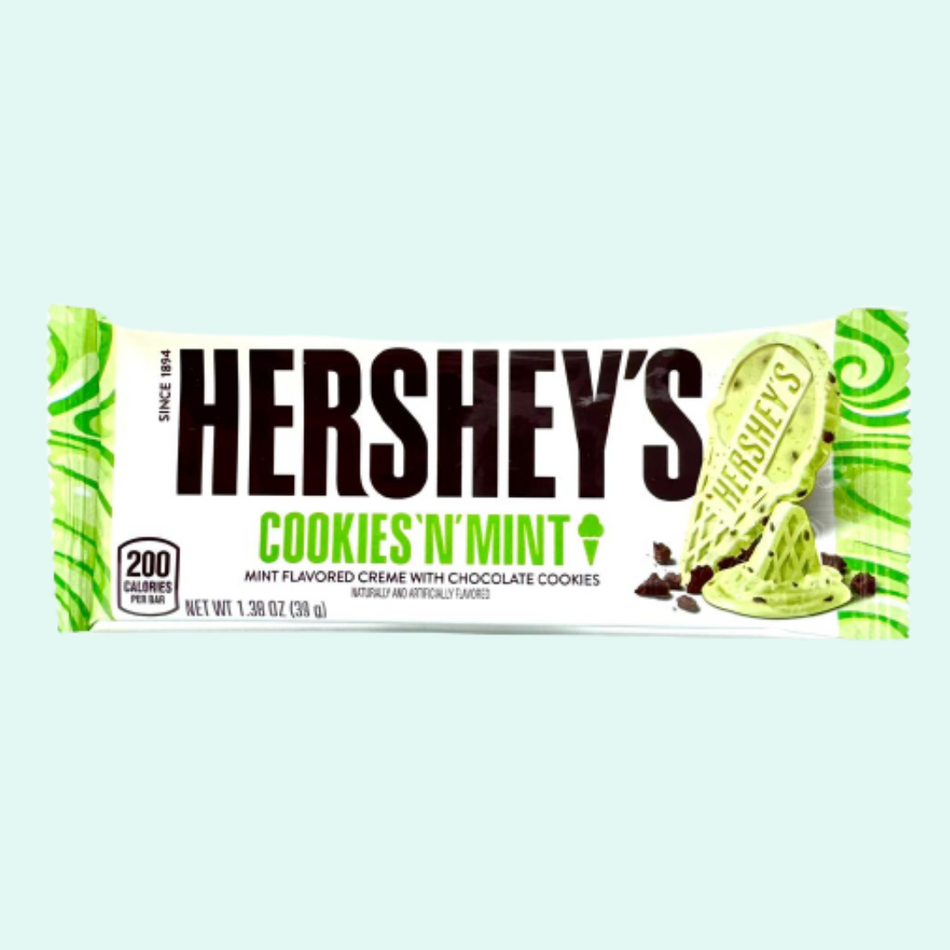 Hershey's Cookies 'n' Mint Candy Bar (BB 01/2024)