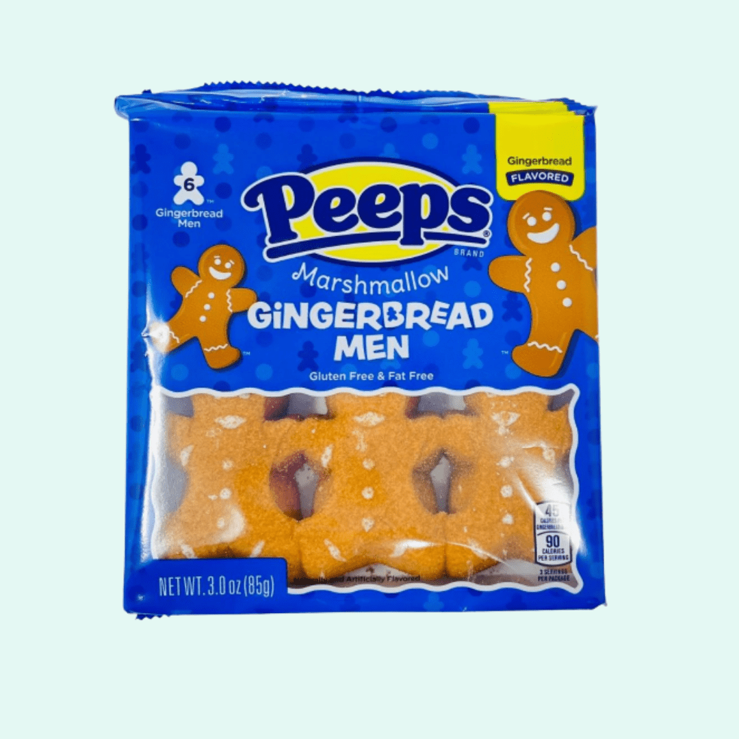 Peeps Gingerbread Marshmallow Men (6ct) Candy Paradise 