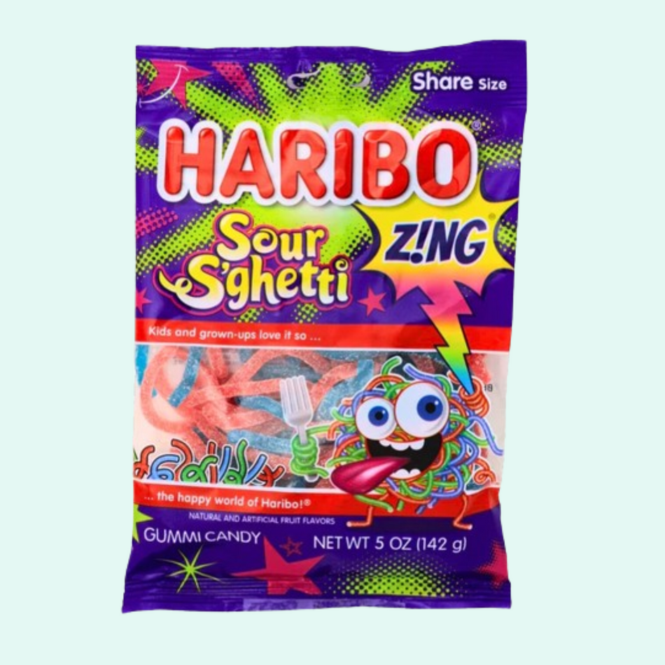 Haribo Sour S'ghetti Gummy Candy