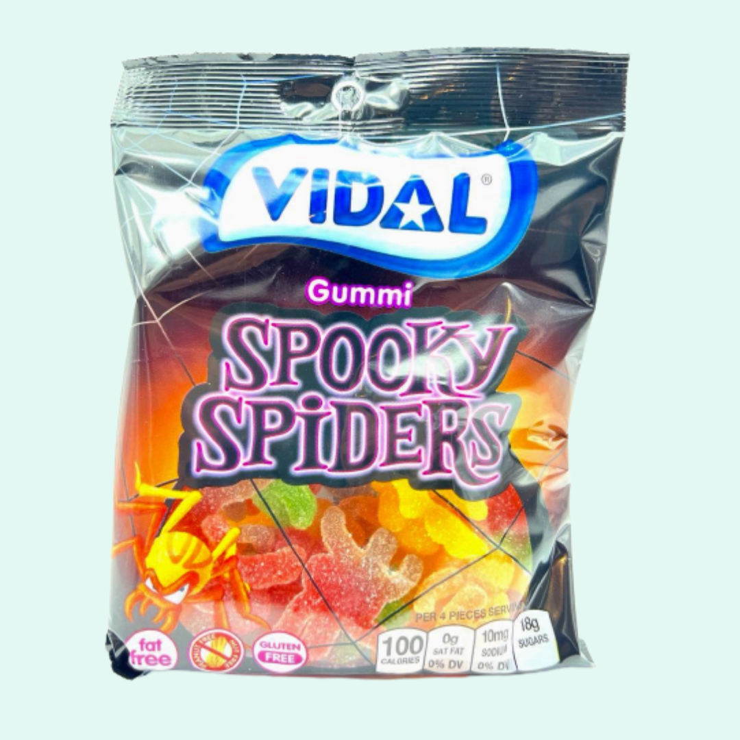 Vidal Gummy Spooky Spiders