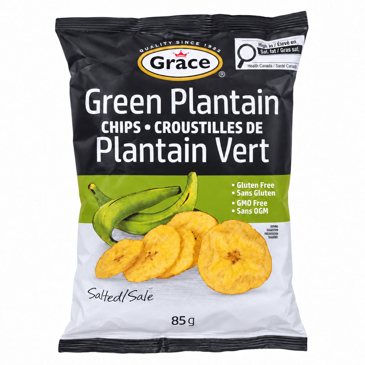 Grace Salted Green Plantain Chips - 85g Plantain Chips Grace 