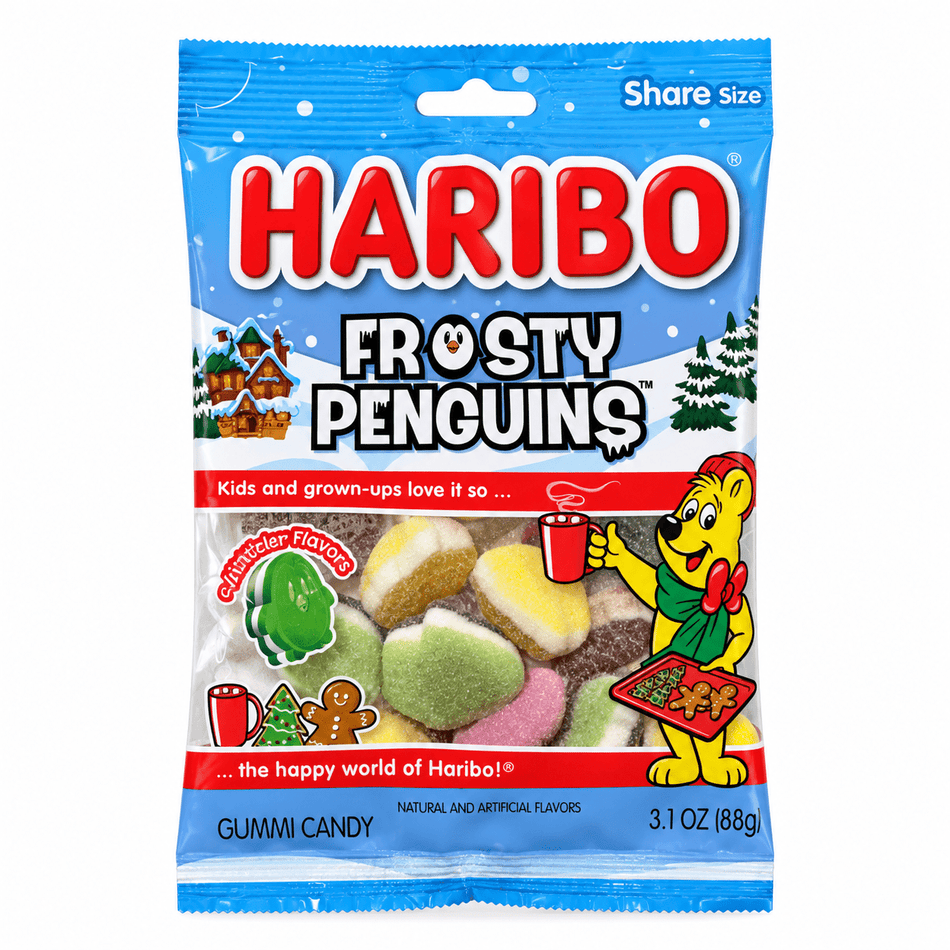Haribo Frosty Penguins - 88g Gummy Candy Haribo 