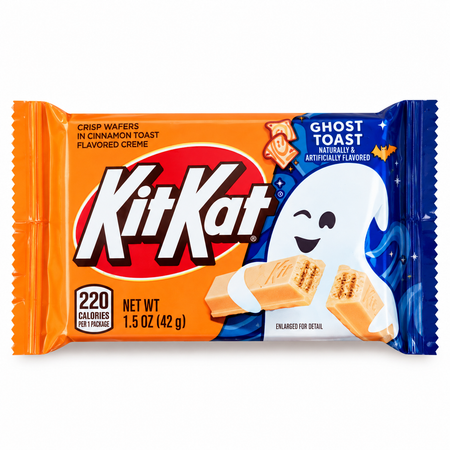 KIT KAT Ghost Toast Cinnamon Toast Creme 1.5oz
