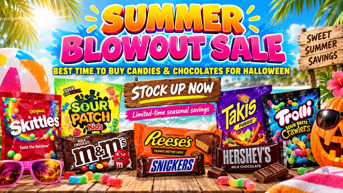 Summer Blowout Sale - candies and chocolates for Halloween