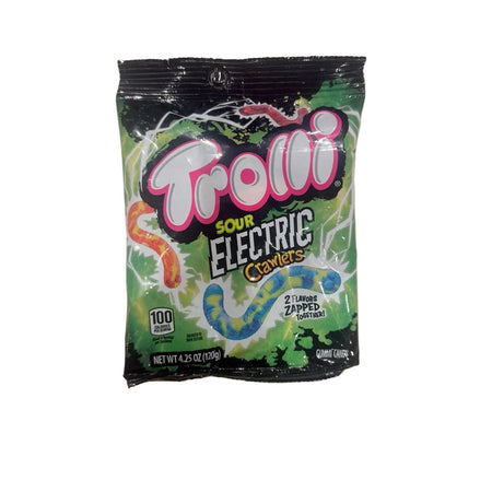 Trolli Sour Electric Crawlers - 120g Gummy Candy Trolli 