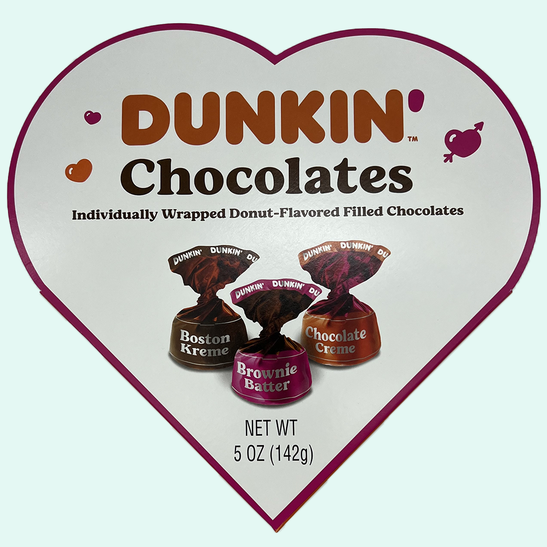 Dunkin' Choclates Valentine Heart Box