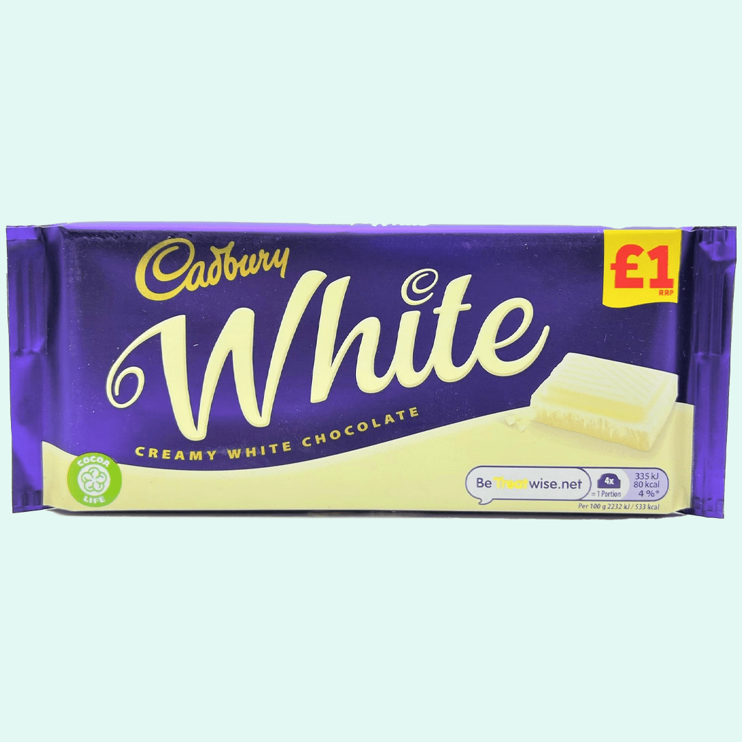 Cadbury Creamy White Chocolate Bar – Candy Paradise