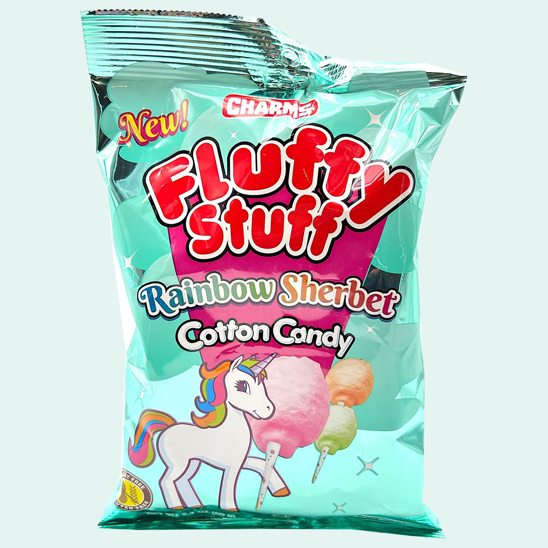 Snitty Stuff Fluffy Stuff Rainbow Sherbet Cotton Candy – Candy Paradise