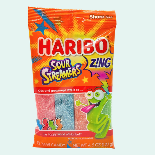 Haribo Zing Sour Streamers