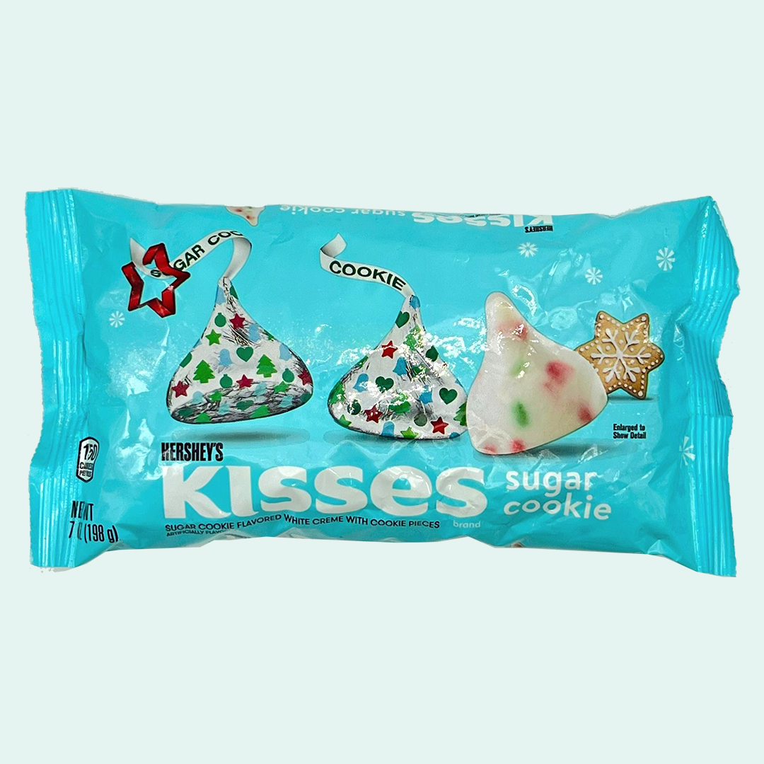 Hershey's Xmas Sugar Cookie Kisses White Creme