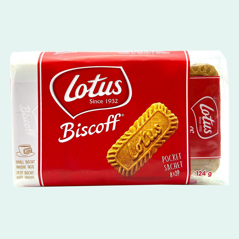 Lotus Biscoff Belgian Biscuit (8 x 2 PCS)