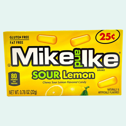 Mike and Ike Sour Lemon - Mini Box