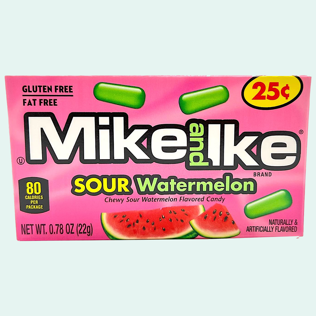 Mike and Ike Sour Watermelon - Mini Box