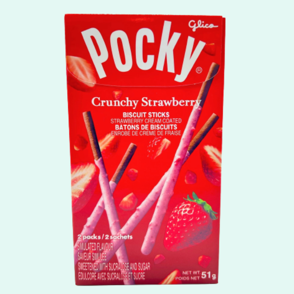 Glico Pocky Crunchy Strawberry