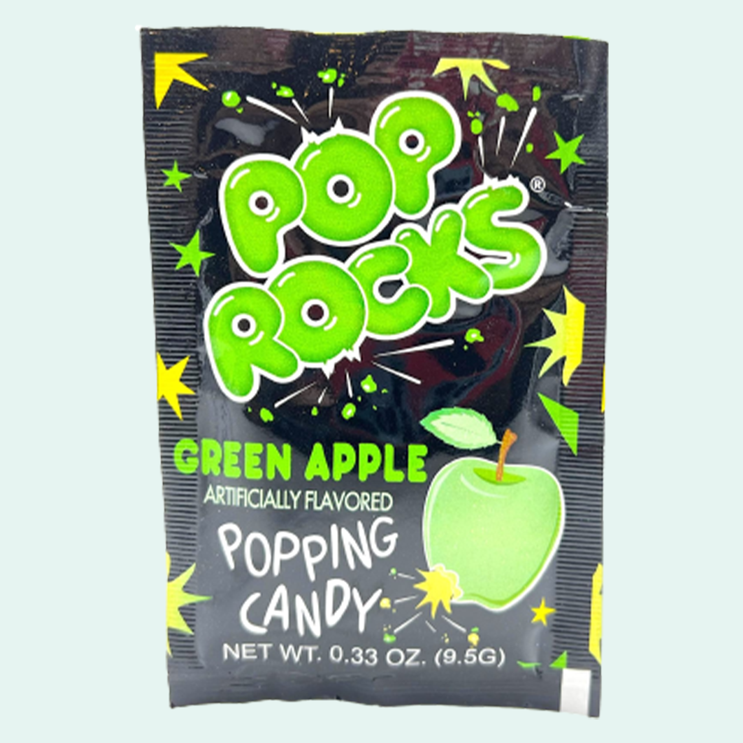 Pop Rocks Green Apply Popping Candy – Candy Paradise