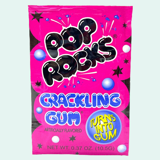 Pop Rocks Bubble Gum Popping Candy