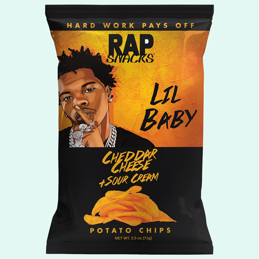 Rap Snacks Lil Baby Cheddar Cheese + Sour Cream