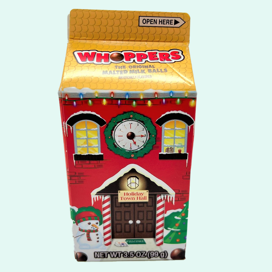 Whopper Holiday Malted Milk Balls Mini Carton