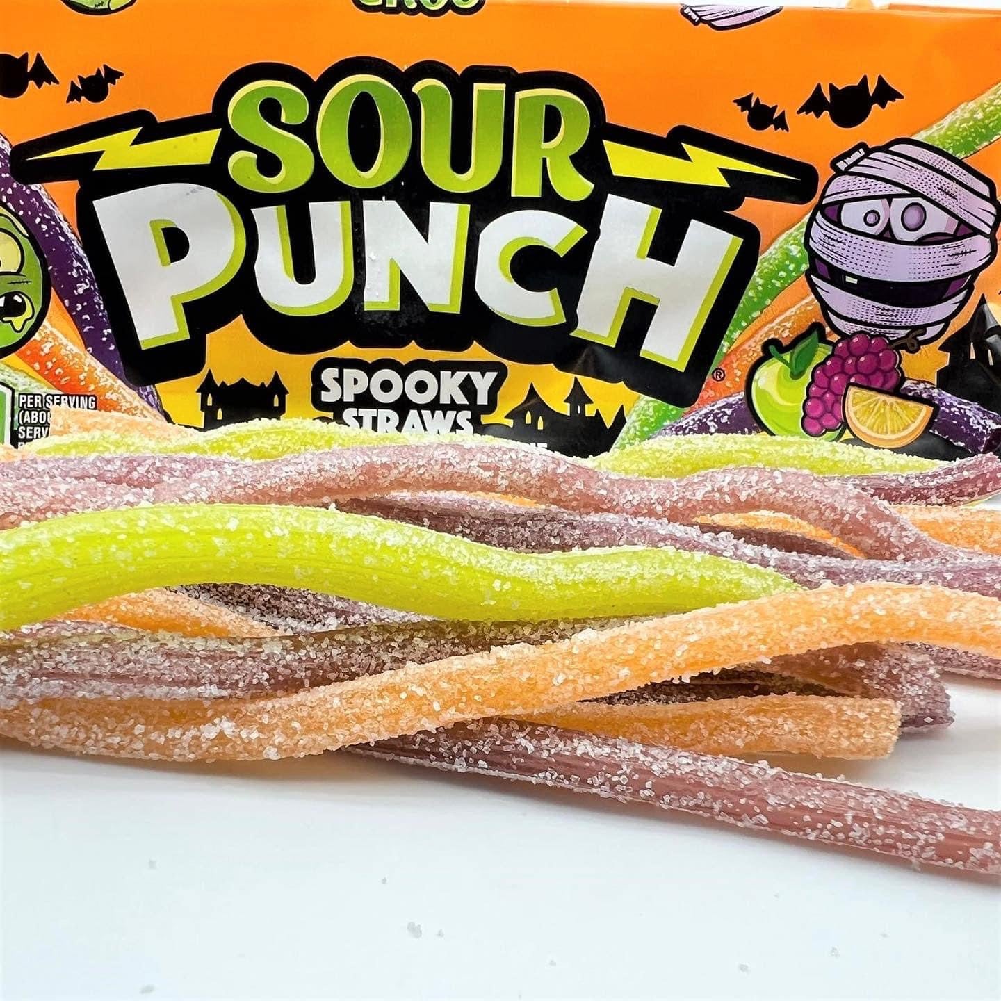 Halloween Sour Punch Straws Spooky